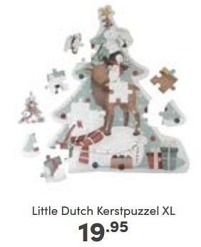 Aanbiedingen Little dutch kerstpuzzel xl - Little Dutch - Geldig van 16/10/2022 tot 22/10/2022 bij Baby & Tiener Megastore