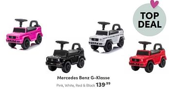 Aanbiedingen Mercedes benz g-klasse - Huismerk - Baby &amp; Tiener Megastore - Geldig van 16/10/2022 tot 22/10/2022 bij Baby & Tiener Megastore
