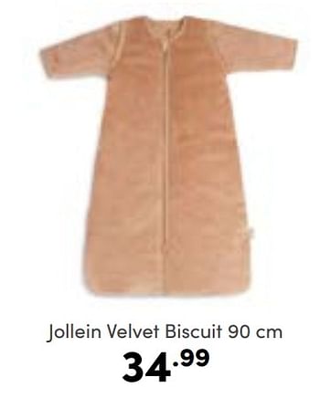 Aanbiedingen Jollein velvet biscuit - Jollein - Geldig van 16/10/2022 tot 22/10/2022 bij Baby & Tiener Megastore