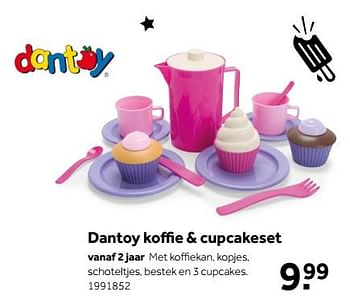 Aanbiedingen Dantoy koffie + cupcakeset - Dantoy - Geldig van 01/10/2022 tot 05/12/2022 bij Intertoys