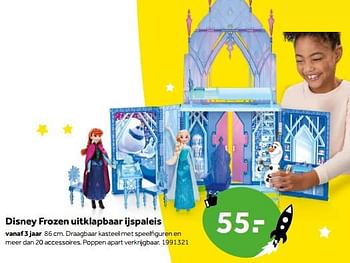 Aanbiedingen Disney frozen uitklapbaar ijspaleis - Hasbro - Geldig van 01/10/2022 tot 05/12/2022 bij Intertoys