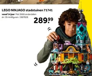 Aanbiedingen Lego ninjago stadstuinen 71741 - Lego - Geldig van 01/10/2022 tot 05/12/2022 bij Intertoys