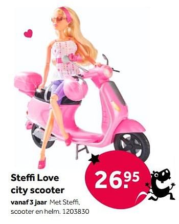 Aanbiedingen Steffi love city scooter - Steffi Love - Geldig van 01/10/2022 tot 05/12/2022 bij Intertoys