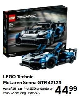 Aanbiedingen Lego technic mclaren senna gtr 42123 - Lego - Geldig van 01/10/2022 tot 05/12/2022 bij Intertoys