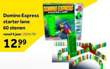 Aanbiedingen Domino express starter lane - Goliath - Geldig van 01/10/2022 tot 05/12/2022 bij Intertoys