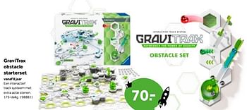 Aanbiedingen Gravitrax obstacle starterset - Ravensburger - Geldig van 01/10/2022 tot 05/12/2022 bij Intertoys