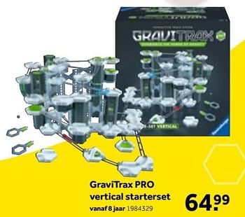 Aanbiedingen Gravitrax pro vertical starterset - Ravensburger - Geldig van 01/10/2022 tot 05/12/2022 bij Intertoys