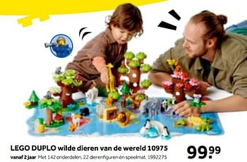 Aanbiedingen Lego duplo wilde dieren van de wereld 10975 - Lego - Geldig van 01/10/2022 tot 05/12/2022 bij Intertoys