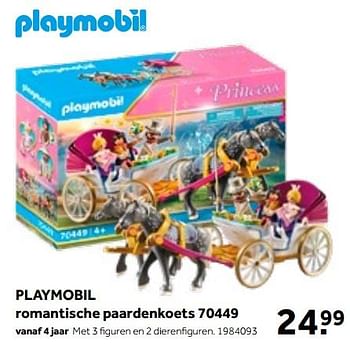 Aanbiedingen Playmobil romantische paardenkoets 70449 - Playmobil - Geldig van 01/10/2022 tot 05/12/2022 bij Intertoys