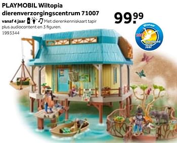 Aanbiedingen Playmobil wiltopia dierenverzorgingscentrum 71007 - Playmobil - Geldig van 01/10/2022 tot 05/12/2022 bij Intertoys