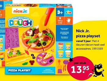 Aanbiedingen Nick jr. pizza playset - Nick Jr. - Geldig van 01/10/2022 tot 05/12/2022 bij Intertoys