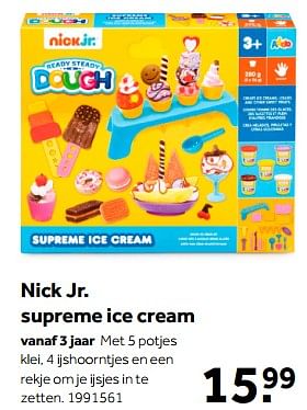 Aanbiedingen Nick jr. supreme ice cream - Nick Jr. - Geldig van 01/10/2022 tot 05/12/2022 bij Intertoys