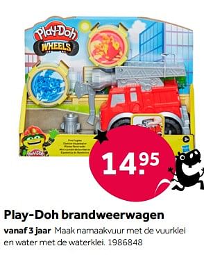 Aanbiedingen Play-doh brandweerwagen - Play-Doh - Geldig van 01/10/2022 tot 05/12/2022 bij Intertoys