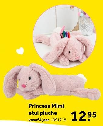 Aanbiedingen Princess mimi etui pluche - Huismerk - Intertoys - Geldig van 01/10/2022 tot 05/12/2022 bij Intertoys