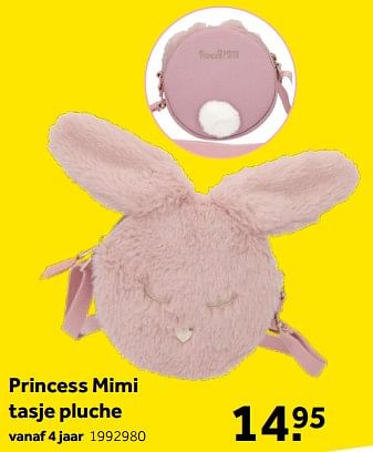 Aanbiedingen Princess mimi tasje pluche - Huismerk - Intertoys - Geldig van 01/10/2022 tot 05/12/2022 bij Intertoys