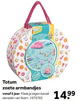 Aanbiedingen Totum zoete armbandjes - Totum - Geldig van 01/10/2022 tot 05/12/2022 bij Intertoys