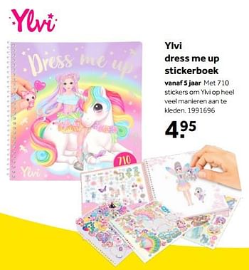 Aanbiedingen Ylvi dress me up stickerboek - Ylvi en de Minimoomis - Geldig van 01/10/2022 tot 05/12/2022 bij Intertoys