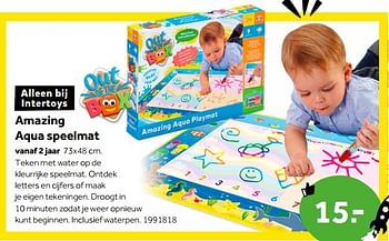 Aanbiedingen Amazing aqua speelmat - Addo - Geldig van 01/10/2022 tot 05/12/2022 bij Intertoys