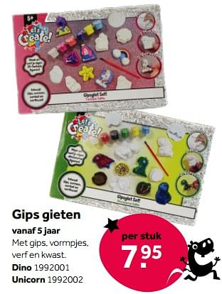 Aanbiedingen Gips gieten dino - Huismerk - Intertoys - Geldig van 01/10/2022 tot 05/12/2022 bij Intertoys