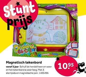 Aanbiedingen Magnetisch tekenbord - Huismerk - Intertoys - Geldig van 01/10/2022 tot 05/12/2022 bij Intertoys