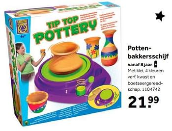 Aanbiedingen Pottenbakkersschijf - Creative - Geldig van 01/10/2022 tot 05/12/2022 bij Intertoys