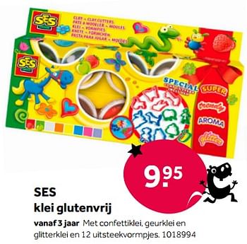 Aanbiedingen Ses klei glutenvrij - SES - Geldig van 01/10/2022 tot 05/12/2022 bij Intertoys