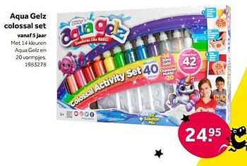 Aanbiedingen Aqua gelz colossal set - Aqua Gelz - Geldig van 01/10/2022 tot 05/12/2022 bij Intertoys