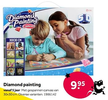 Aanbiedingen Diamond painting - Huismerk - Intertoys - Geldig van 01/10/2022 tot 05/12/2022 bij Intertoys