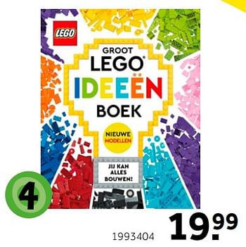 Aanbiedingen Grott lego ideeen boek - Lego - Geldig van 01/10/2022 tot 05/12/2022 bij Intertoys