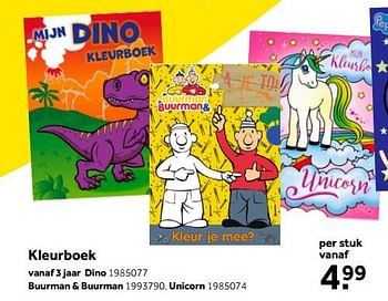 Aanbiedingen Kleurboek - Huismerk - Intertoys - Geldig van 01/10/2022 tot 05/12/2022 bij Intertoys