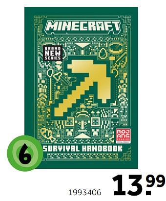 Aanbiedingen Minecraft survival handbook - Huismerk - Intertoys - Geldig van 01/10/2022 tot 05/12/2022 bij Intertoys