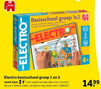 Aanbiedingen Electro basisschool groep 1 en 2 - Jumbo - Geldig van 01/10/2022 tot 05/12/2022 bij Intertoys