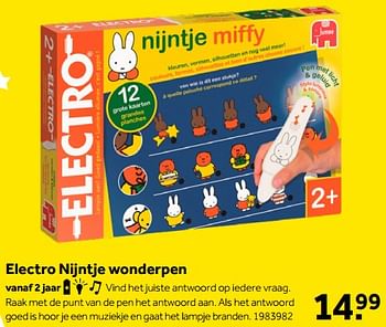 Aanbiedingen Electro nijntje wonderpen - Jumbo - Geldig van 01/10/2022 tot 05/12/2022 bij Intertoys