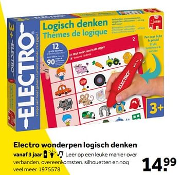 Aanbiedingen Electro wonderpen logisch denken - Jumbo - Geldig van 01/10/2022 tot 05/12/2022 bij Intertoys