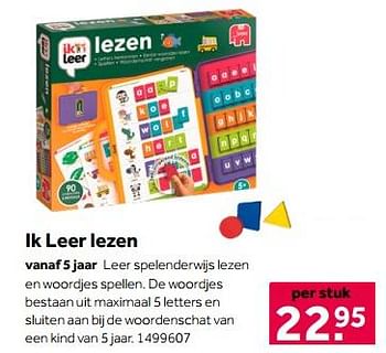 Aanbiedingen Ik leer lezen - Jumbo - Geldig van 01/10/2022 tot 05/12/2022 bij Intertoys