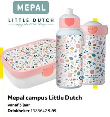 Aanbiedingen Mepal campus little dutch drinkbeker - Mepal - Geldig van 01/10/2022 tot 05/12/2022 bij Intertoys