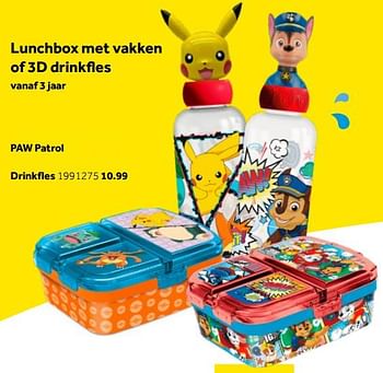 Aanbiedingen Paw patrol drinkfles - PAW  PATROL - Geldig van 01/10/2022 tot 05/12/2022 bij Intertoys