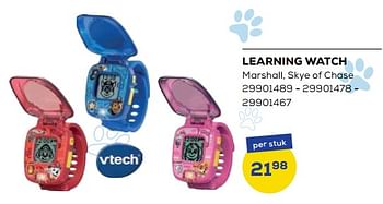 Aanbiedingen Learning watch - Vtech - Geldig van 21/10/2022 tot 07/12/2022 bij Supra Bazar