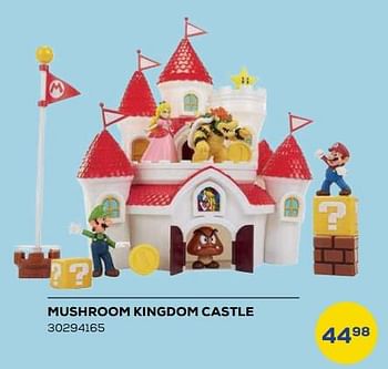 Aanbiedingen Mushroom kingdom castle - Nintendo - Geldig van 21/10/2022 tot 07/12/2022 bij Supra Bazar