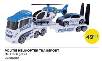 Aanbiedingen Politie helikopter transport - TeamsterZ - Geldig van 21/10/2022 tot 07/12/2022 bij Supra Bazar