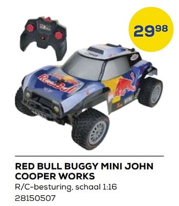 Aanbiedingen Red bull buggy mini john cooper works - Carrera - Geldig van 21/10/2022 tot 07/12/2022 bij Supra Bazar