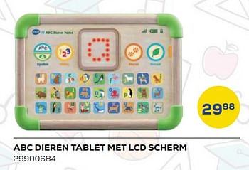 Aanbiedingen Abc dieren tablet met lcd scherm - Vtech - Geldig van 21/10/2022 tot 07/12/2022 bij Supra Bazar