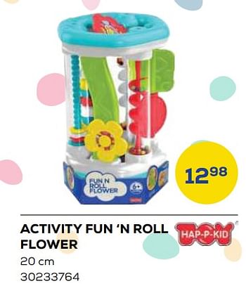Aanbiedingen Activity fun ‘n roll flower - Hap P Kid - Geldig van 21/10/2022 tot 07/12/2022 bij Supra Bazar