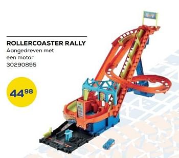 Aanbiedingen Rollercoaster rally - Hot Wheels - Geldig van 21/10/2022 tot 07/12/2022 bij Supra Bazar