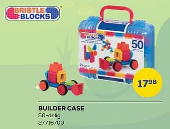 Aanbiedingen Builder case - Bristle Blocks - Geldig van 21/10/2022 tot 07/12/2022 bij Supra Bazar