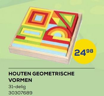Aanbiedingen Houten geometrische vormen - Huismerk - Supra Bazar - Geldig van 21/10/2022 tot 07/12/2022 bij Supra Bazar