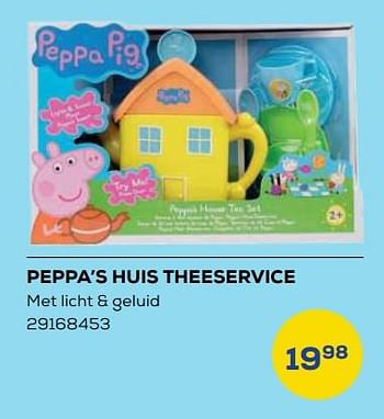 Aanbiedingen Peppa’s huis theeservice - Peppa  Pig - Geldig van 21/10/2022 tot 07/12/2022 bij Supra Bazar