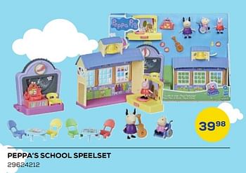 Aanbiedingen Peppa’s school speelset - Hasbro - Geldig van 21/10/2022 tot 07/12/2022 bij Supra Bazar