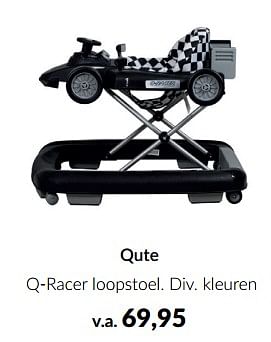 Aanbiedingen Qute q-racer loopstoel - Qute  - Geldig van 18/10/2022 tot 14/11/2022 bij Babypark