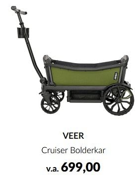 Aanbiedingen Veer cruiser bolderkar - Veer - Geldig van 18/10/2022 tot 14/11/2022 bij Babypark